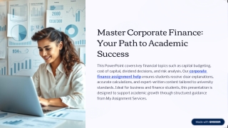 Mastering Financial Concepts: Expert Guidance for Students