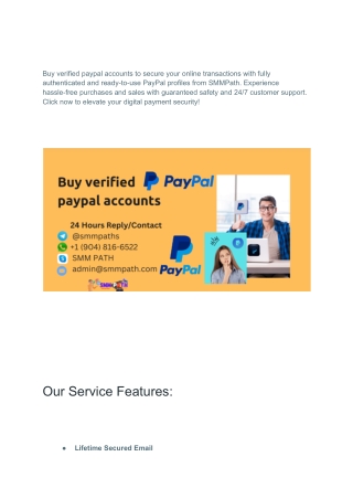 Top 5 Sites To Buy Verified PayPal Accounts personal