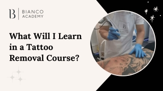 What Will I Learn in a Tattoo Removal Course