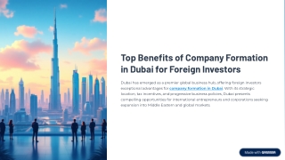 100% Ownership with Company Formation in Dubai for Foreigners