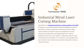 Industrial Metal Laser Cutter UAE | honeybee-cnc