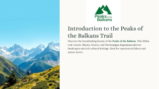 Avonturiers kunnen een van Europa's mooiste wandelroutes bewandelen: