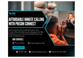 Affordable Inmate Calling with Prison Connect
