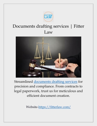 Documents drafting services