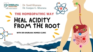 The Homeopathic Way with Dr Khurana Homeo Clinic: Heal Acidity from the Root