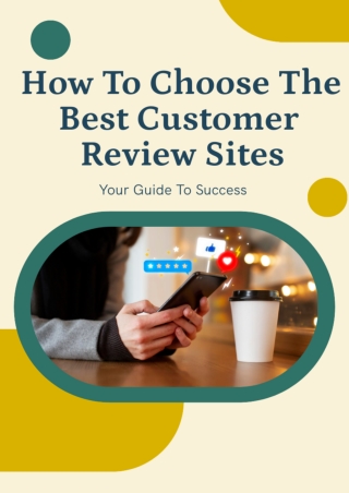 How to Choose the Best Customer Review Sites