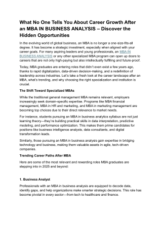 What No One Tells You About Career Growth After an MBA IN BUSINESS ANALYSIS – Discover the Hidden Opportunities (1)