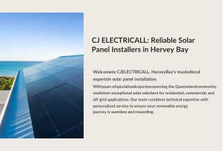 Solar panels Hervey Bay