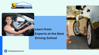 Learn from Experts at the Best Driving School