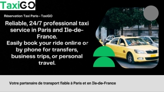 Transfert aéroport taxi paris