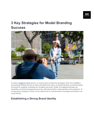 3 Key Strategies for Model Branding Success