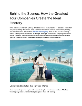 Malaysia tour packages