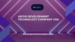 ARVR Development Technology Company USA - Growing Pro Technologies