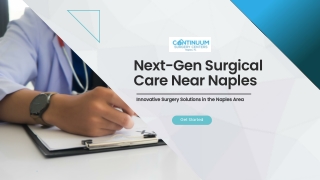 Next-Gen Surgical Care Near Naples FL