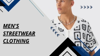 Men's Streetwear Clothing