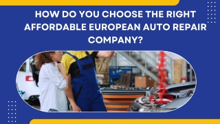 Expert Reliable Mechanics For Premium Models