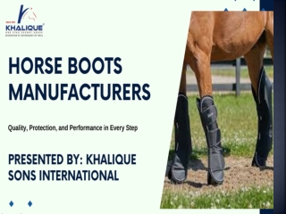 Horse Boots Manufacturers