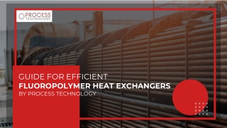 Guide for Efficient Fluoropolymer Heat Exchangers by Process Technology