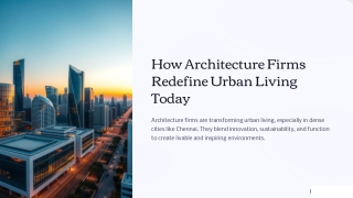 How-Architecture-Firms-Redefine-Urban-Living-Today