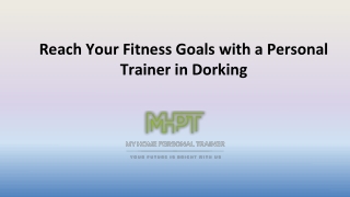 Reach Your Fitness Goals with a Personal Trainer in Dorking