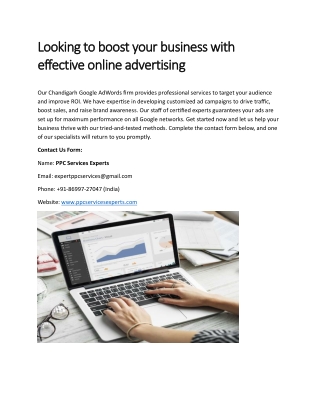 Looking to boost your business with effective online advertising