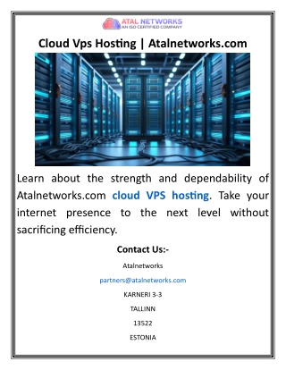 Cloud Vps Hosting  Atalnetworks