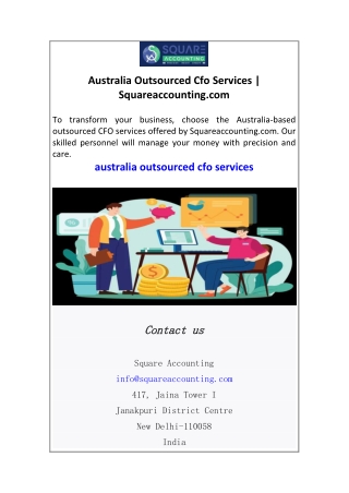 Australia Outsourced Cfo Services  Squareaccounting.com