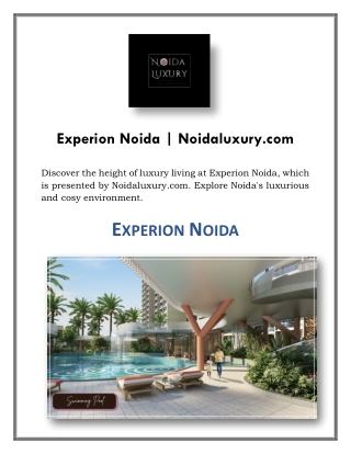 Experion Noida