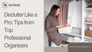 Transform Your Space with Expert Professional Organizers