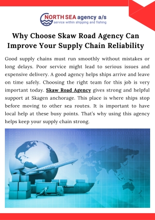 Why Choose Skaw Road Agency Can Improve Your Supply Chain Reliability