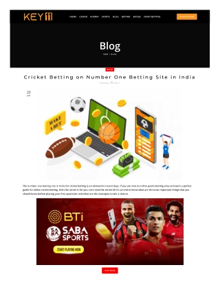 Cricket Betting on Number One Betting Site in India