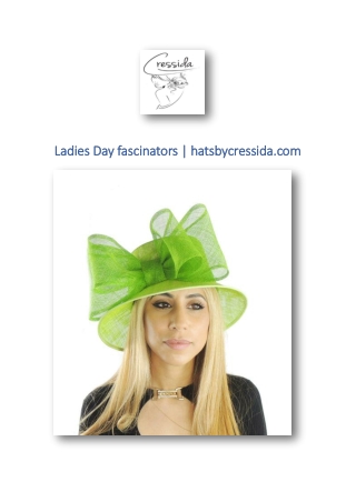 Ladies Day fascinators | hatsbycressida.com