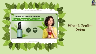 What Is Zeolite Detox? How It Supports Your Health