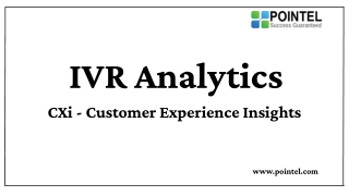 Boost IVR Efficiency with Pointel Analytics