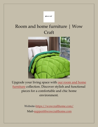 Room and home furniture | Wow Craft