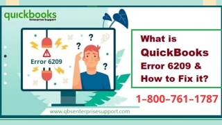 How to Fix QuickBooks Error 6209
