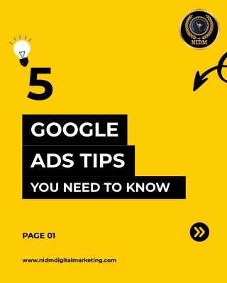_5 Google ADS Tips You Need to Know