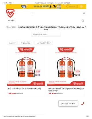 Bình chữa cháy Dolphin – Giải pháp an toàn