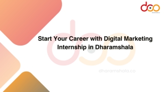Digital Marketing Internship in Dharamshala
