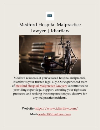 Medford Hospital Malpractice Lawyer | Idiartlaw