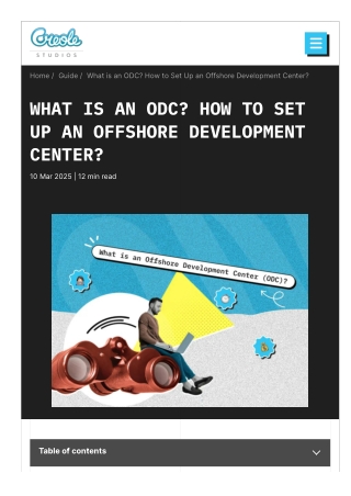 What is an ODC? Guide to Setting Up an Offshore Development Center