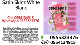 Satin Skinz White Blanc Supplement