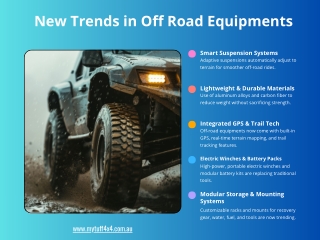 New Trends in Off Road Equipments