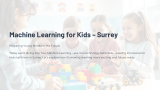 Machine Learning For Kids Surrey