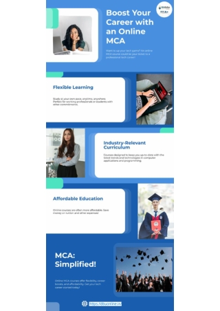 Boost your career with an Online MCA