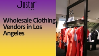 How Small Businesses Can Benefit From LA’s Wholesale Clothing Vendors