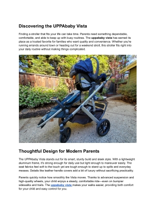 uppababy vista