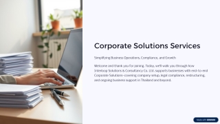 Corporate Solutions Services