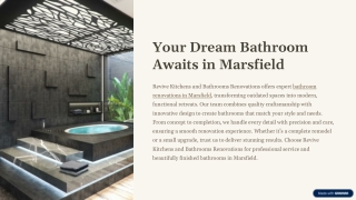 Your Dream Bathroom Awaits in Marsfield - Revive Kitchens and Bathrooms