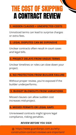 The Hidden Costs of Skipping a Construction Contract Review